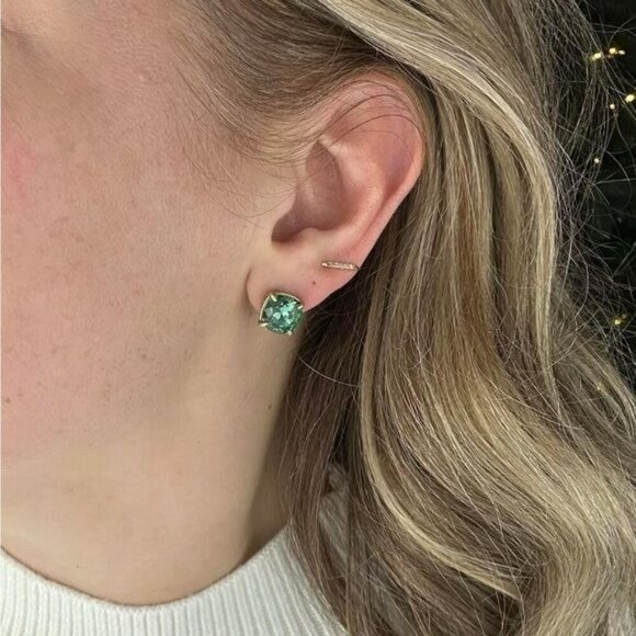 Stella & Dot Josephine Malachite Convertible Earrings NWT - Picture 8 of 10